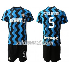 Inter Milan Roberto Gagliardini 5 Domaći Dječji Komplet Dresovi za Nogomet 2020-2021 (+ kratke hlače)